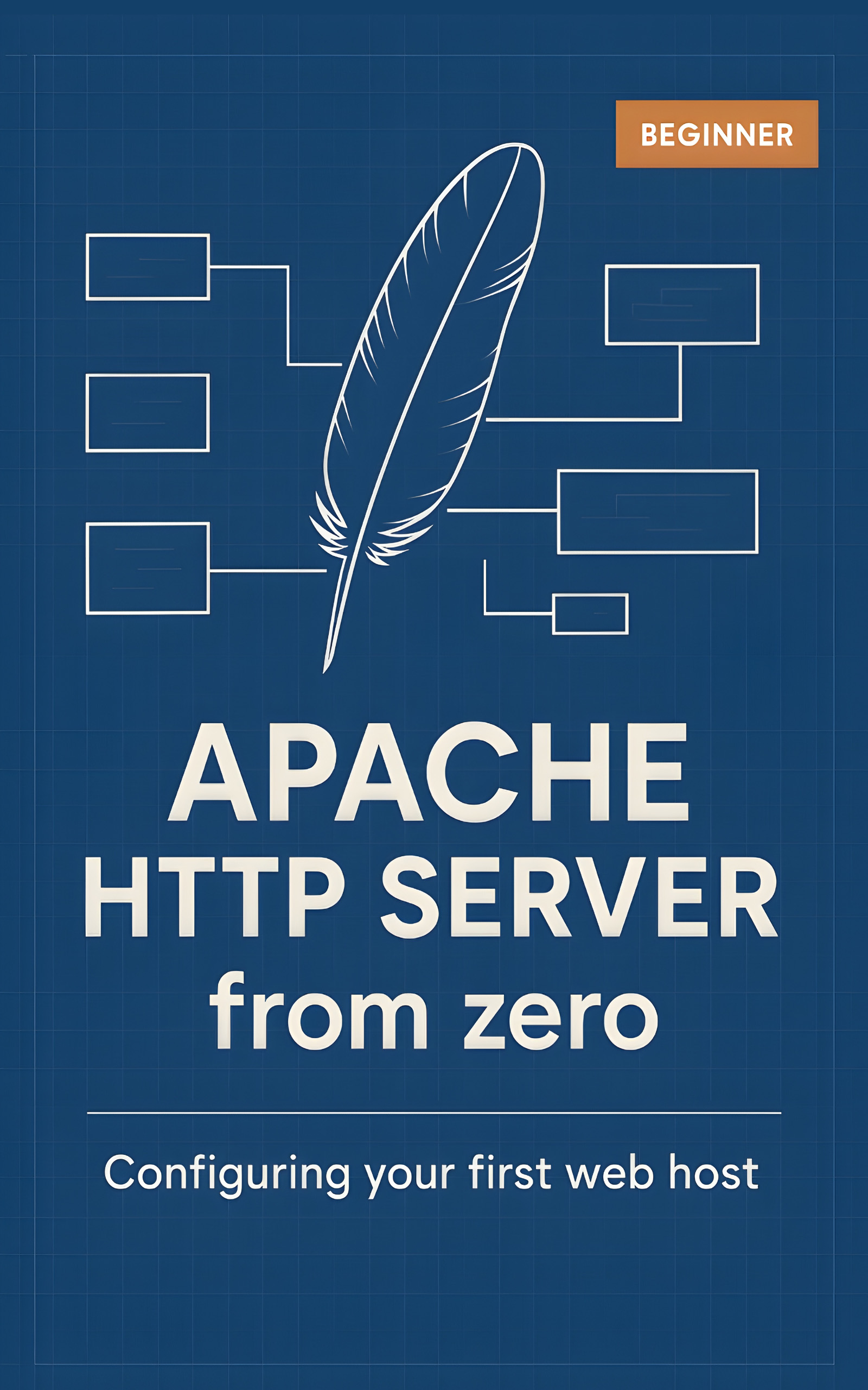Portada del libro electrónico Apache HTTP Server from zero, de Raúl Sierra Sánchez