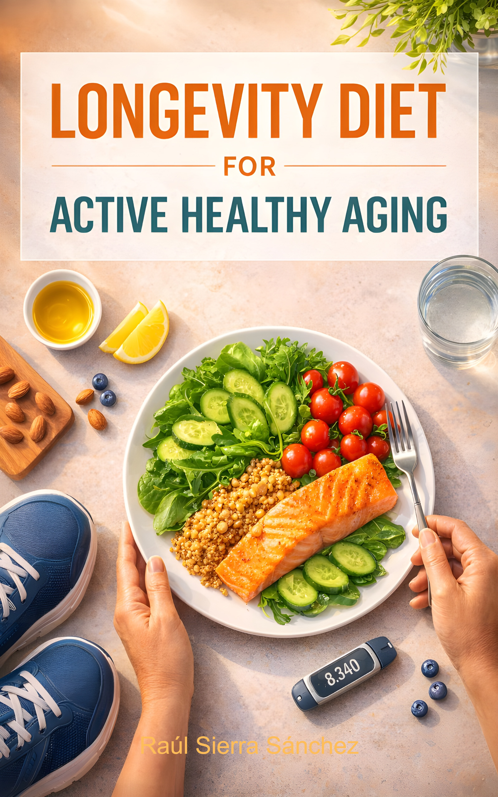 Portada del libro electrónico Longevity Diet for Active Healthy Aging, de Raúl Sierra Sánchez