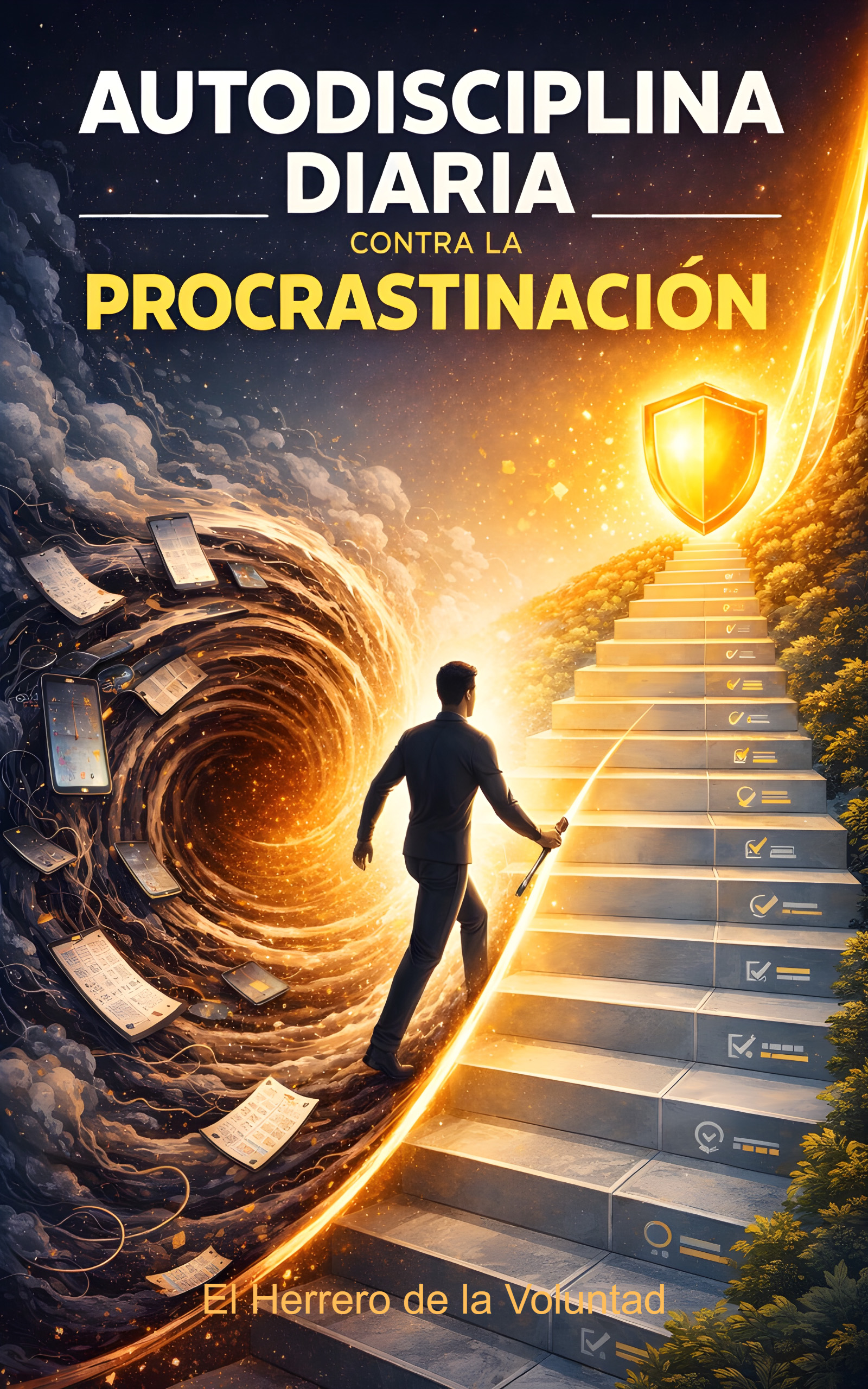 Portada del libro electrónico Autodisciplina Diaria Contra la Procrastinación, de Raúl Sierra Sánchez