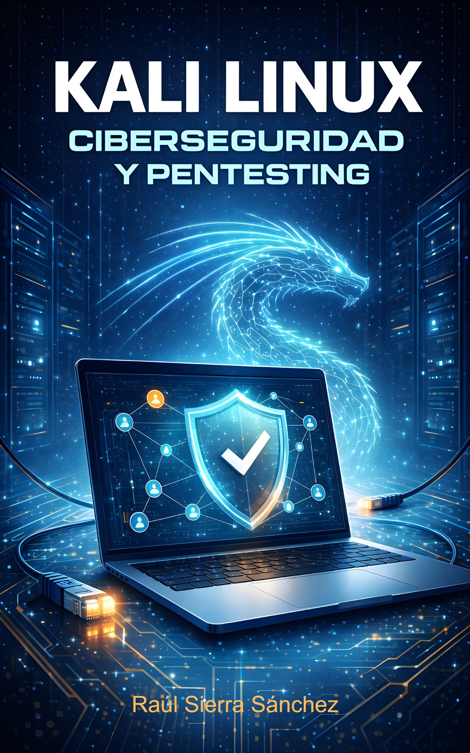 Portada del libro electrónico Kali Linux ciberseguridad y pentesting