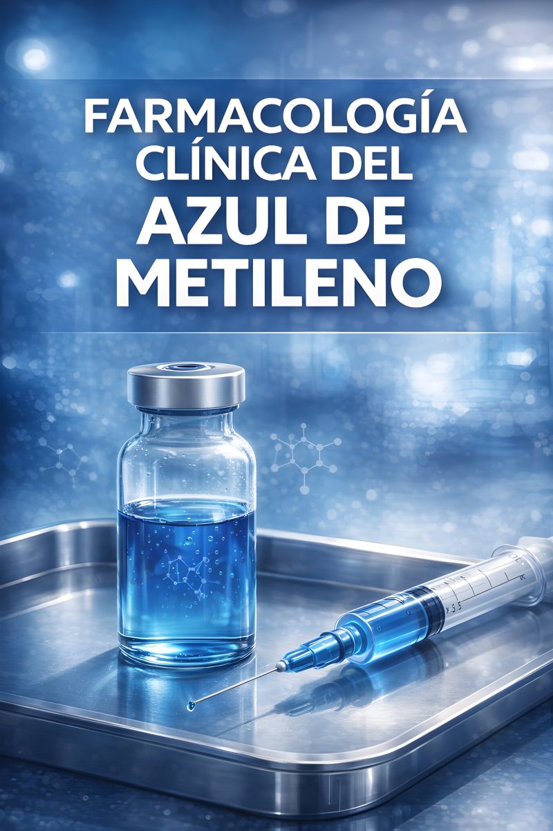 Portada del libro electrónico Farmacología clínica del azul de metileno, de Raúl Sierra Sánchez