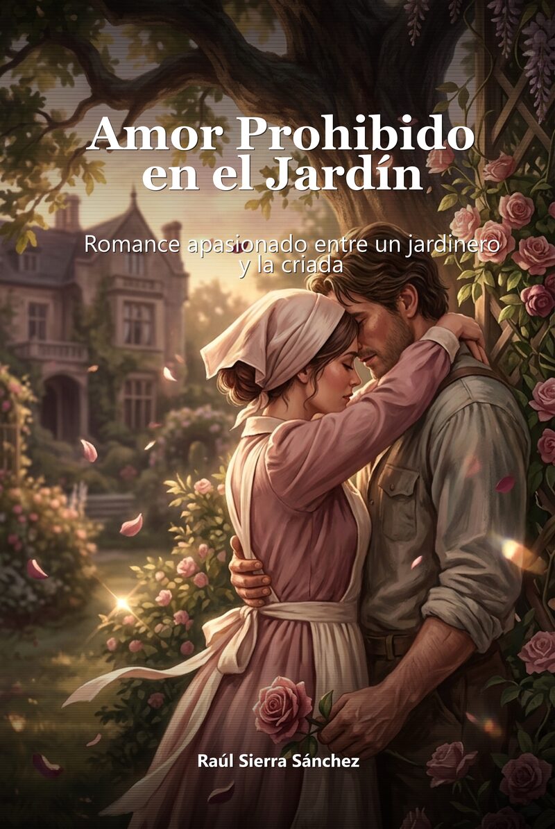 Portada del libro electrónico Amor Prohibido en el Jardín, de Raúl Sierra Sánchez