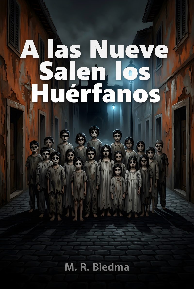 Portada del libro electrónico A las Nueve Salen los Huérfanos, de M. R. Biedma