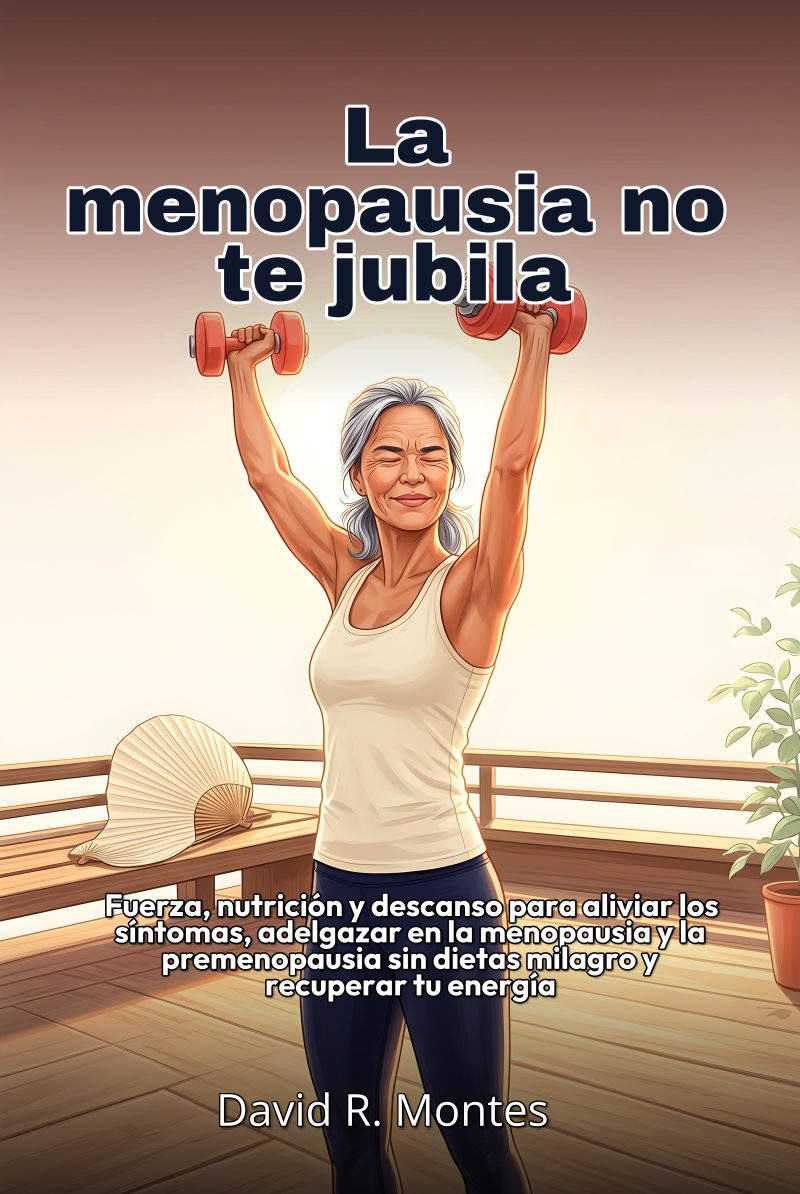 Portada del libro electrónico La menopausia no te jubila, de David R. Montes