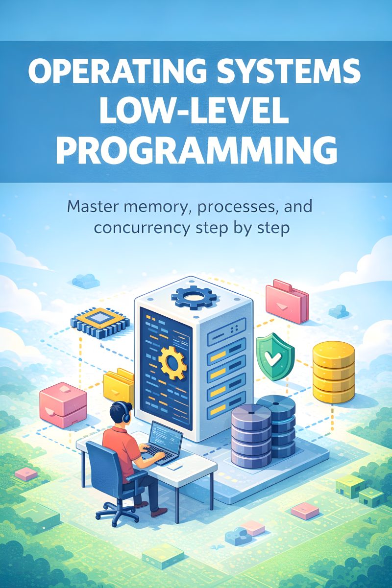 Portada del libro electrónico Operating Systems Low-Level Programming, de Raúl Sierra Sánchez