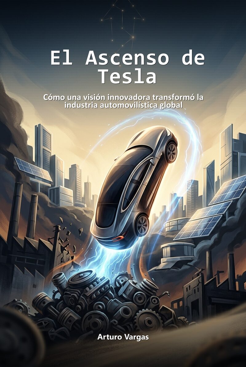 Portada del libro electrónico El Ascenso de Tesla, de Arturo Vargas