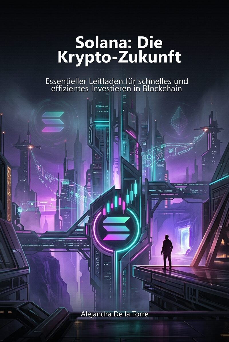 Portada del libro electrónico Solana: Die Krypto-Zukunft, de Alejandra De la Torre