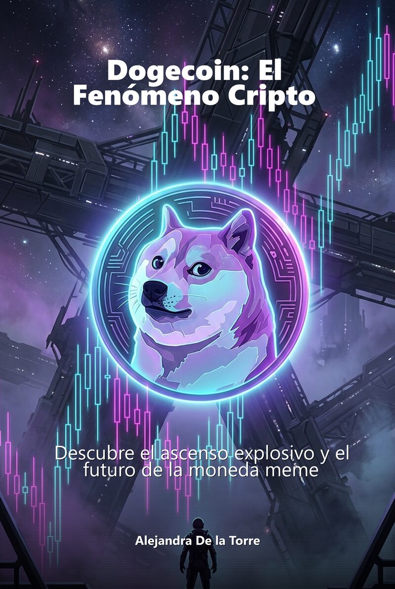 Portada del libro electrónico Dogecoin: El Fenómeno Cripto