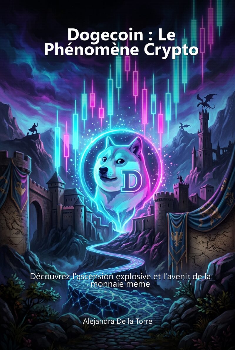 Portada del libro electrónico Dogecoin : Le Phénomène Crypto, de Alejandra De la Torre