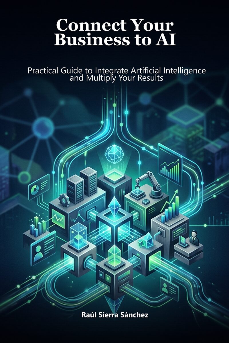 Portada del libro electrónico Connect Your Business to AI, de Raúl Sierra Sánchez