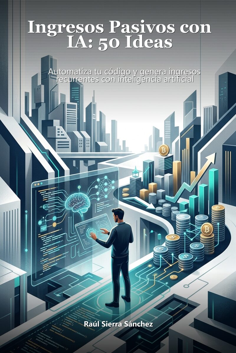 Portada del libro electrónico Ingresos Pasivos con IA
