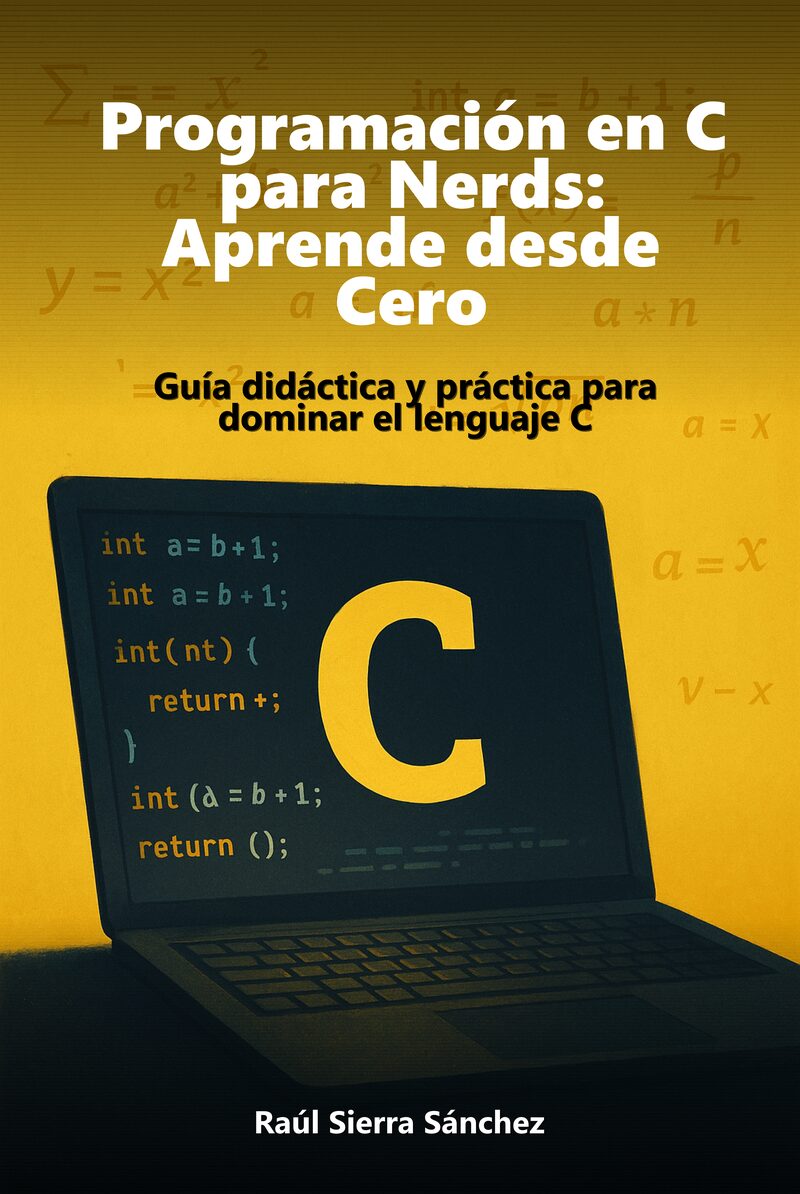 Portada del libro electrónico Programación en C para Nerds: Aprende desde Cero
