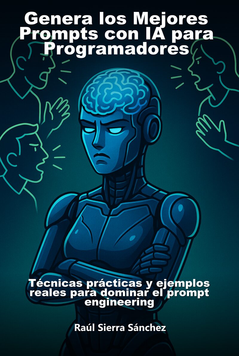 Portada del libro electrónico Genera los Mejores Prompts con IA para Programadores, de Raúl Sierra Sánchez