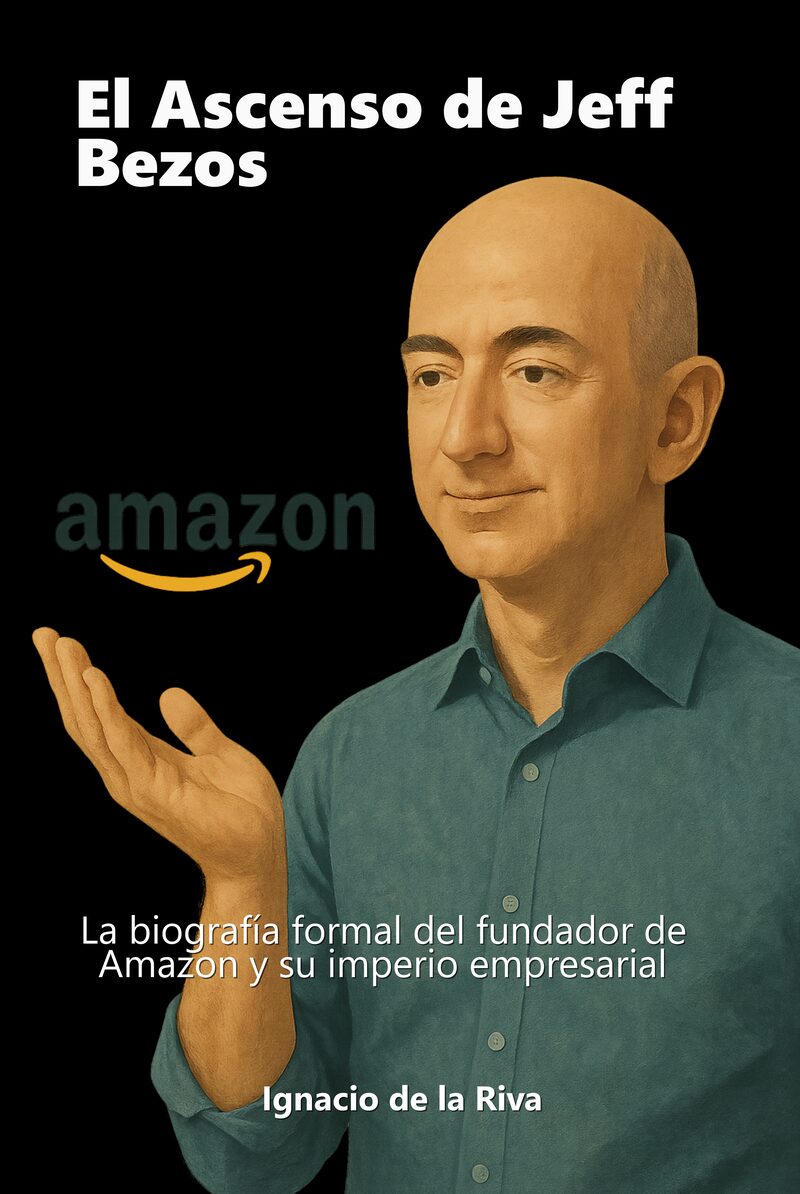 Portada del libro electrónico El Ascenso de Jeff Bezos, de Ignacio de la Riva