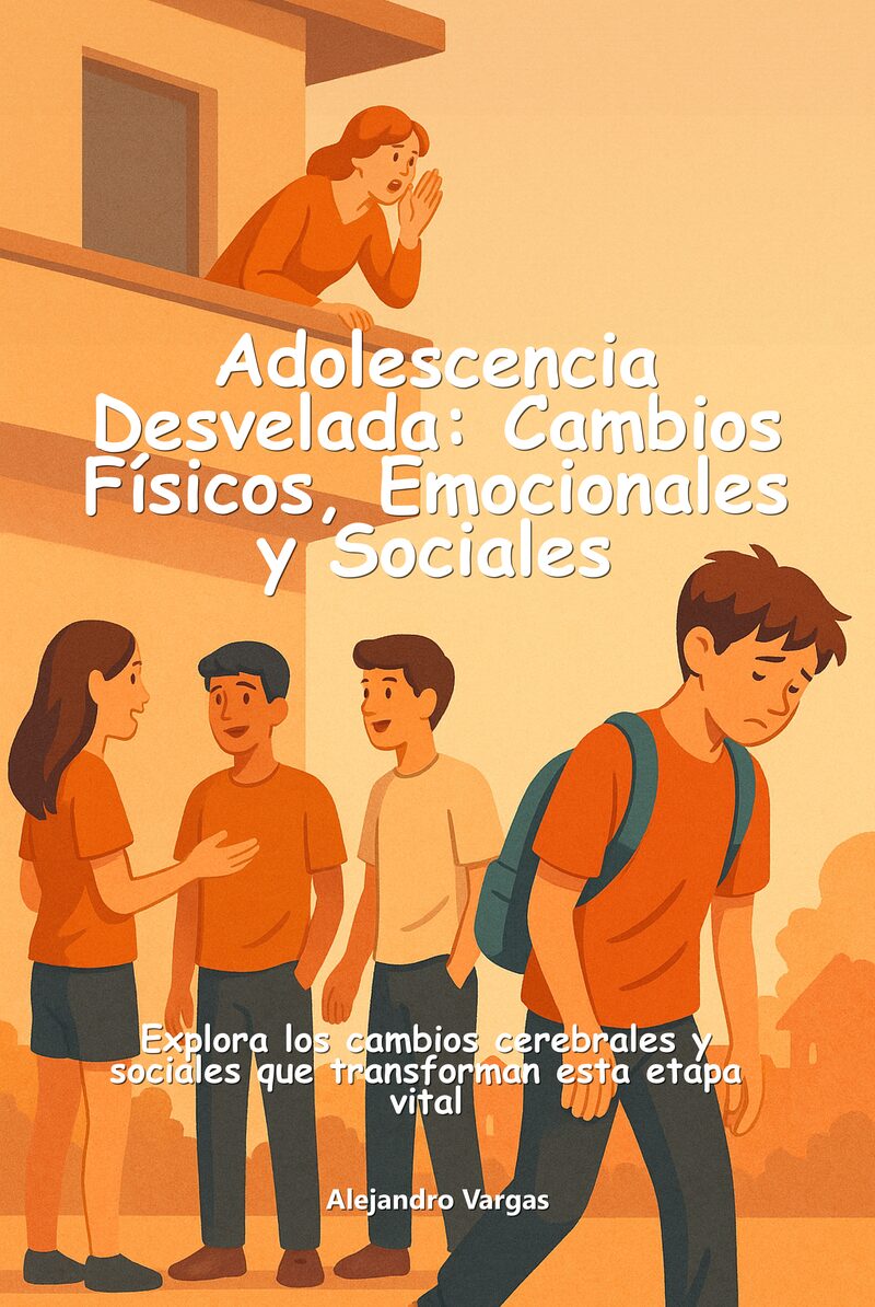 Portada del libro electrónico Adolescencia Desvelada: Cambios Físicos, Emocionales y Sociales, de Alejandro Vargas