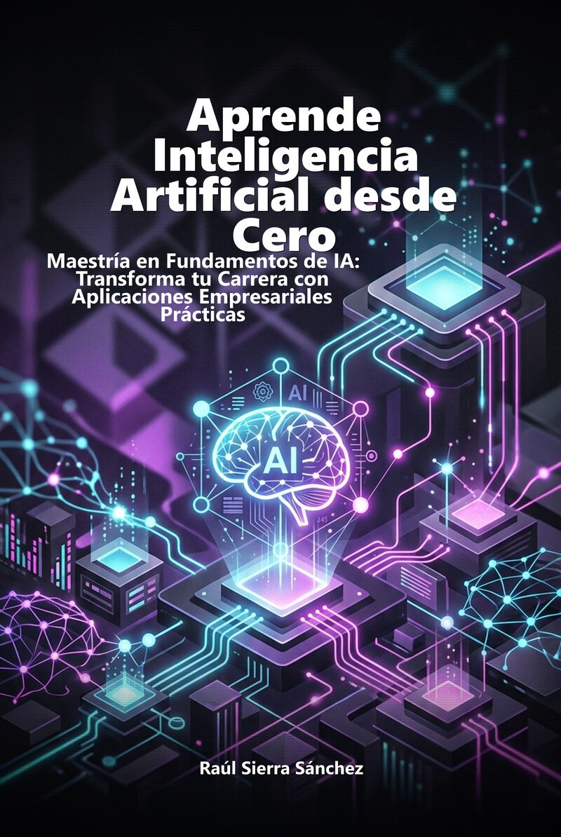 Portada del libro electrónico Aprende Inteligencia Artificial desde Cero
