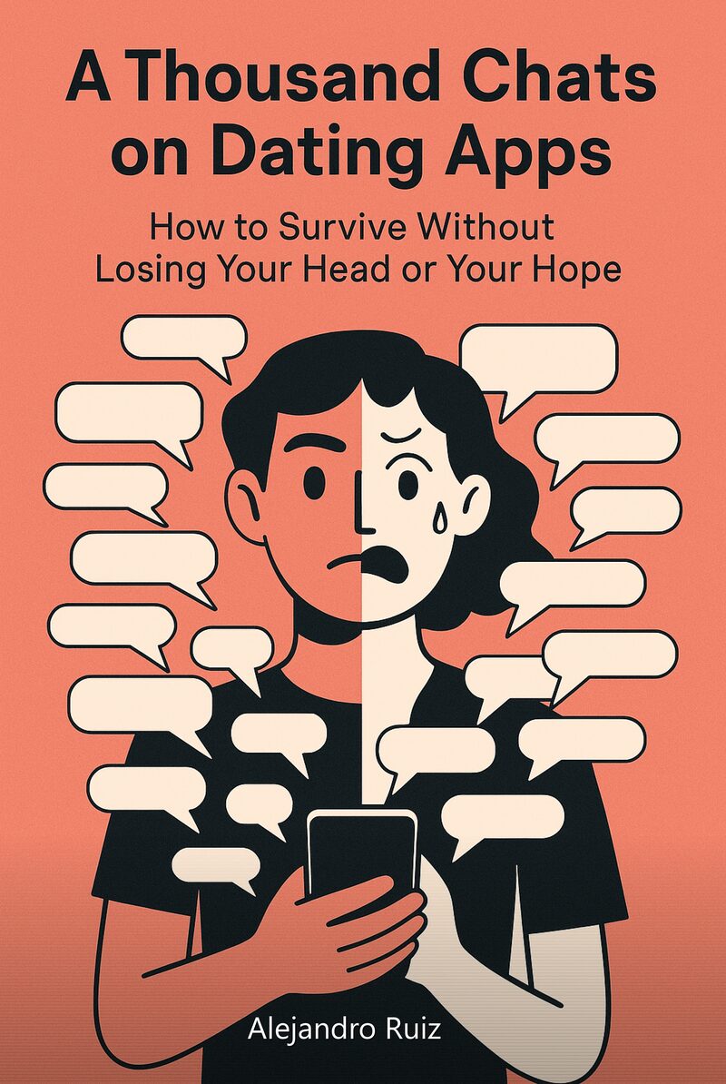 Portada del libro electrónico A Thousand Chats on Dating Apps, de Alejandro Ruiz